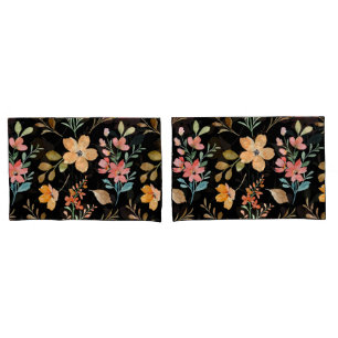 Housse D'oreillers Floral Surface Motif - Mode Aquarelle Ressort