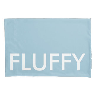 HOUSSE D'OREILLERS FLUFFER LIGHT BLUE PILLOWCASE
