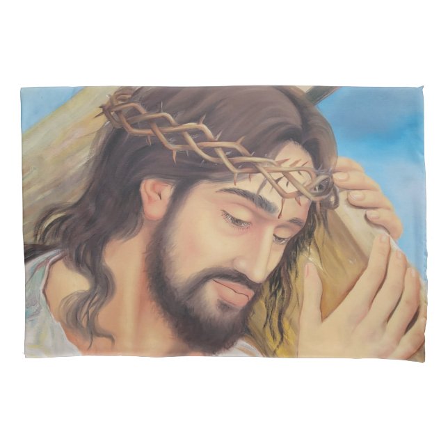 Housse D'oreillers Foi chrétienne Jésus Christ (devant)
