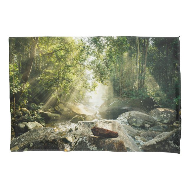 Housse D'oreillers Forêt | Forêt tropicale de la Jungle (devant)