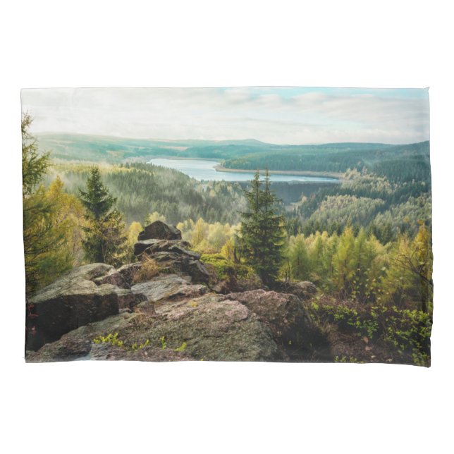 Housse D'oreillers Forêt | Ore Mountains Allemagne (devant)