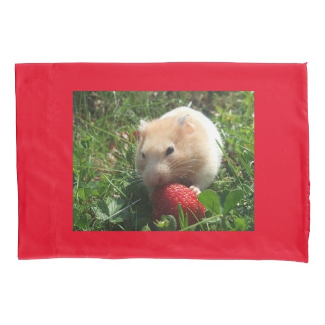 Housse D'oreillers Fraise délicieuse Hammie (devant)