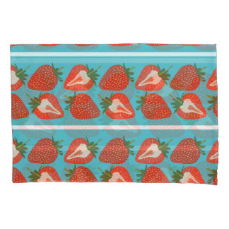 Housse D'oreillers Fruit fraise : Motif Répété sans couture.