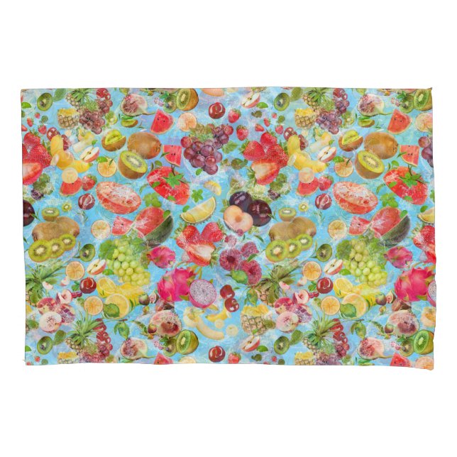 Housse D'oreillers Fruits tropicaux salants (devant)