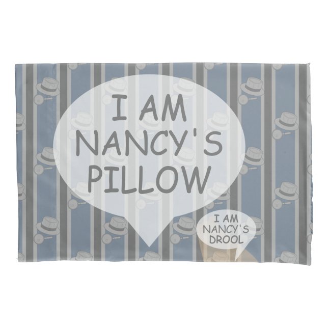 Housse D'oreillers Fun and Fancy personnalisable Detective (devant)