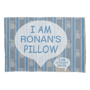 Housse D'oreillers Fun et fantaisie personnalisable Kitty & Puppy ray
