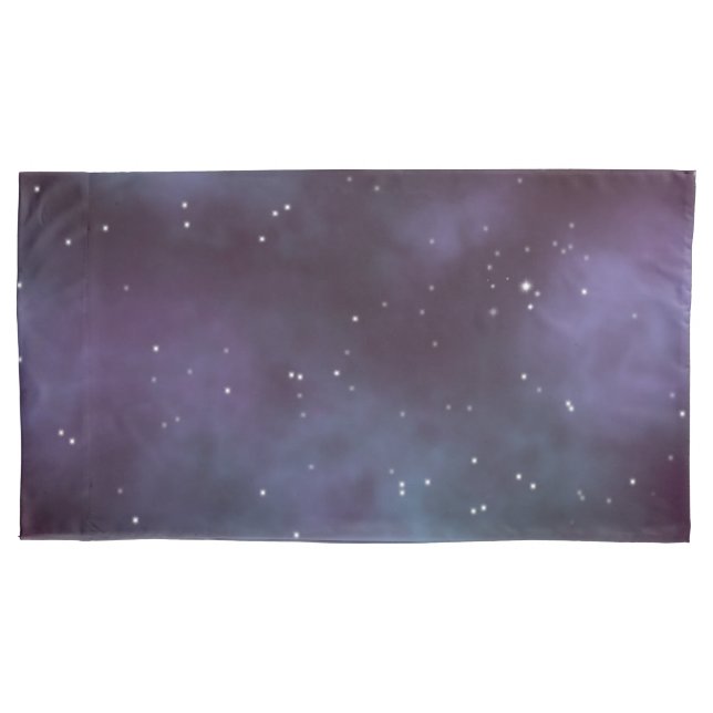 Housse D'oreillers Galaxie mystique de Violet Dusty (devant-gauche)