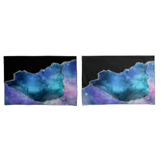 Housse D'oreillers Galaxy Agate Série Design 17