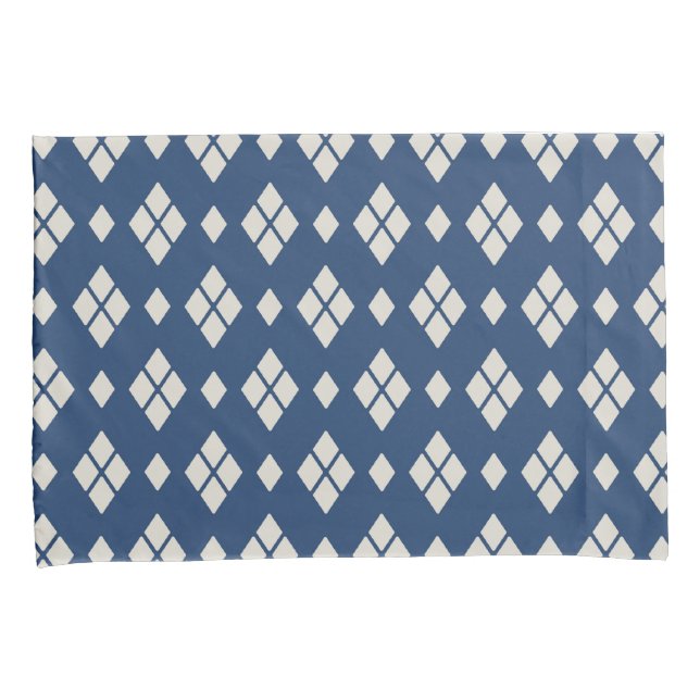 Housse D'oreillers Geometric Diamond Pattern (devant-Droit)