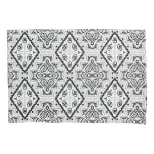 Housse D'oreillers Géométrique, motif, noir et blanc
