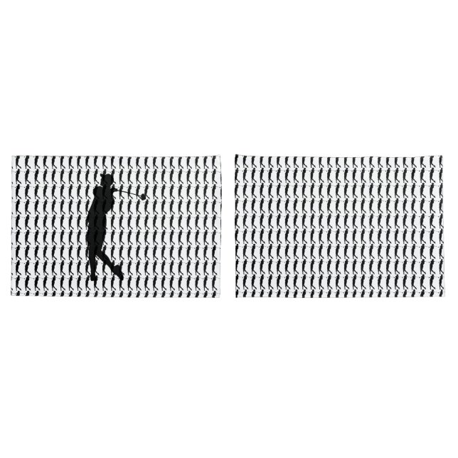 Housse D'oreillers Golfeur (Dos-Set)