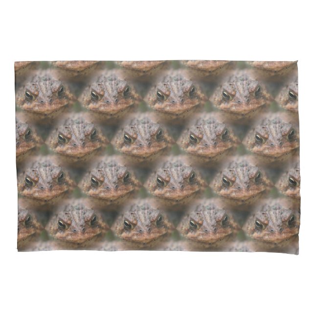 Housse D'oreillers Grenouille de crapaud Motif de la nature (devant)