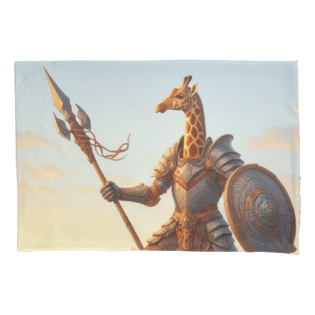Housse D'oreillers Guerrier de girafe (devant)