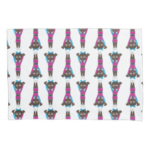 Housse D'oreillers Gymnastique acrobatique Tumbling Acro Danseuse Fil