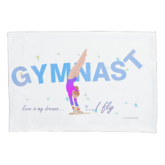 Housse D'oreillers Gymnastique - Pillowcase de la fillette volante
