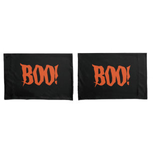 Housse D'oreillers Halloween BOO ! Jeu de pilotes
