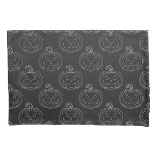 Housse D'oreillers Halloween de la lanterne Jack O'