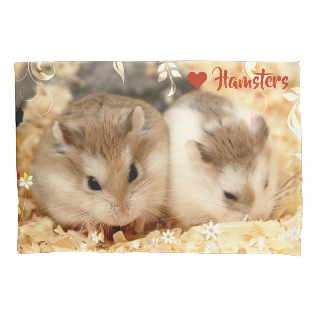 Housse D'oreillers Hammyville - Love Hamsters (devant)