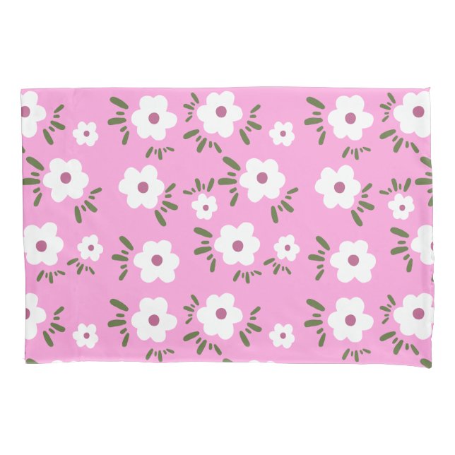 Housse D'oreillers Happy Flowers (devant)