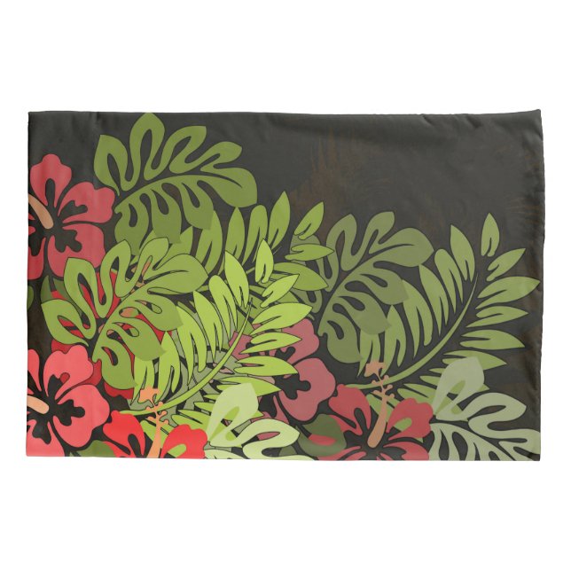 Housse D'oreillers Hawaii Aloha Flower Art Print (Dos)