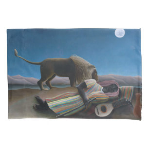 Housse D'oreillers Henri Rousseau - La Bohémienne endormie