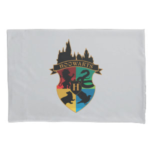 Housse D'oreillers HoGWARTS™ Castle Crest House Insigne de fierté