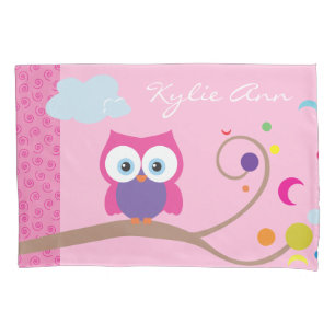 Housse D'oreillers Hoot Owl Faune Bois Animaux