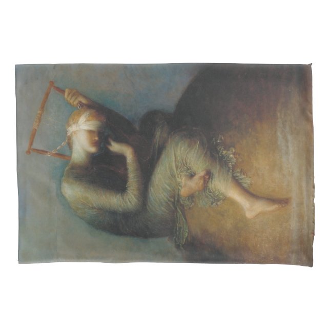 Housse D'oreillers Hope (par George Frederick Watts) (devant-gauche)