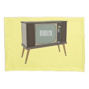 Housse D'oreillers Illustration de dessin télévisé