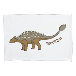 Housse D'oreillers Illustration de dinosaure blindé Ankylosaurus