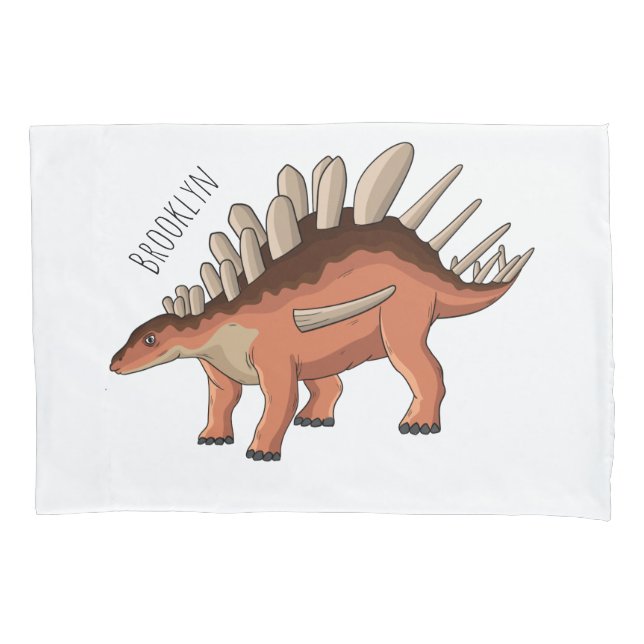 Housse D'oreillers Illustration de Kentrosaurus (devant)
