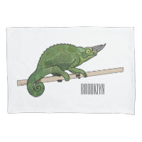 Illustration du caméléon de Jackson