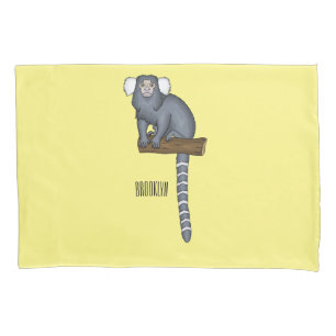 Housse D'oreillers Illustration marmoset commune