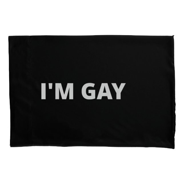 Housse D'oreillers I'm Gay (devant)