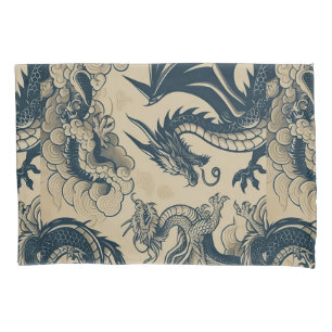 Housse D'oreillers Imaginaire Dragons antiques