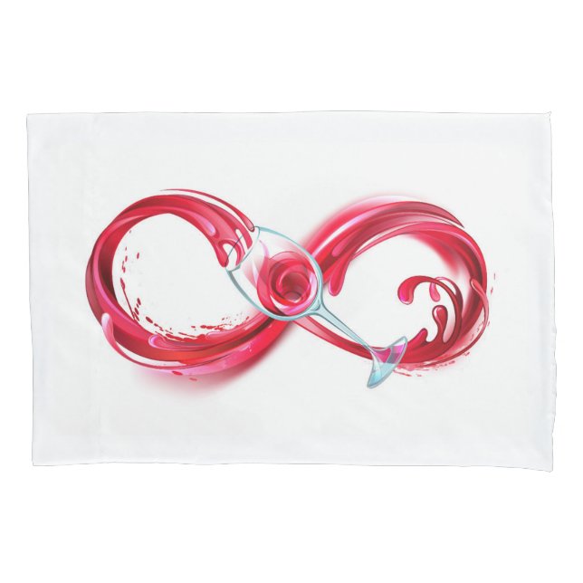 Housse D'oreillers Infinity with Red Wine (devant)