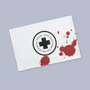 Housse D'oreillers Institution d'État Patient gravement fou