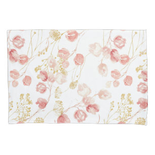 Housse D'oreillers Jardin d'été rose vif avec couette