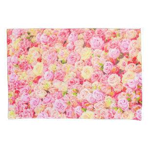 Housse D'oreillers Jardin rose