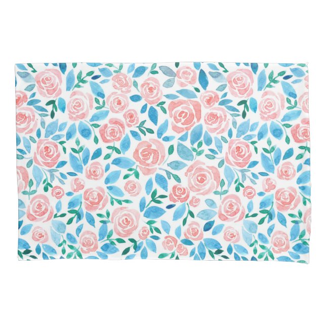 Housse D'oreillers Jardin rose 2 (devant)