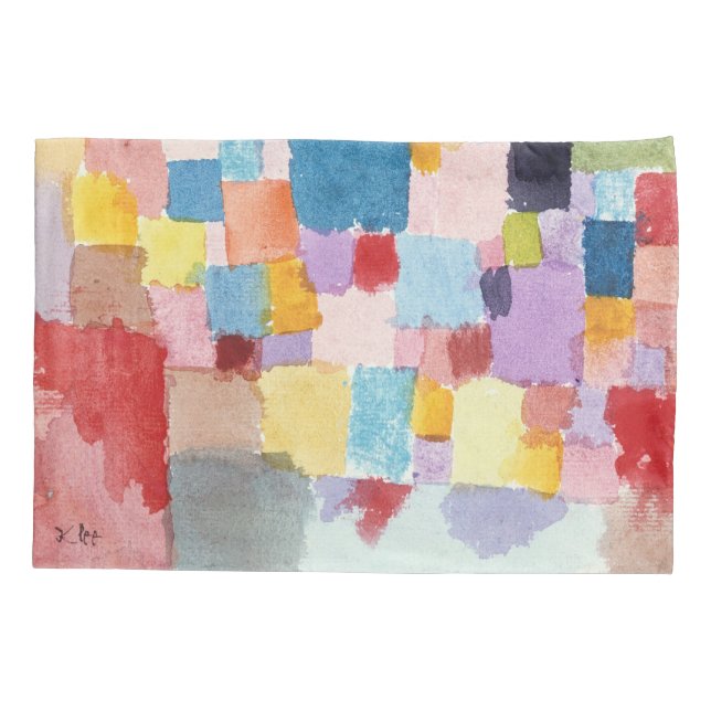 Housse D'oreillers Jardins du Sud | Paul Klee | (Dos-gauche)