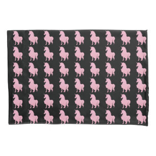 Housse D'oreillers Je crois en la licorne rose invisible.