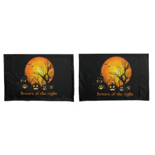 Housse D'oreillers Jeu de coquilles Halloween