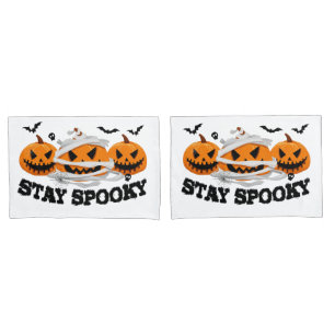 Housse D'oreillers Jeu de coquilles Halloween