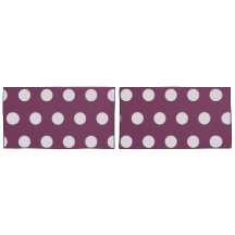 Joli automne violet blanc Pois Motif