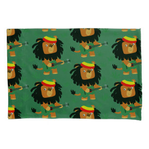 Housse D'oreillers Joli Lion Cartoon De Sion