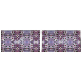 Housse D'oreillers Joli M. Et Mme White Purple Et Bleu