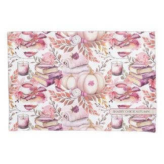 Housse D'oreillers Joli Shabby Chick Motif d'automne