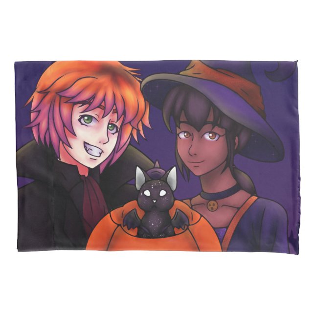 Housse D'oreillers Joyeux costumes d'Halloween (devant)