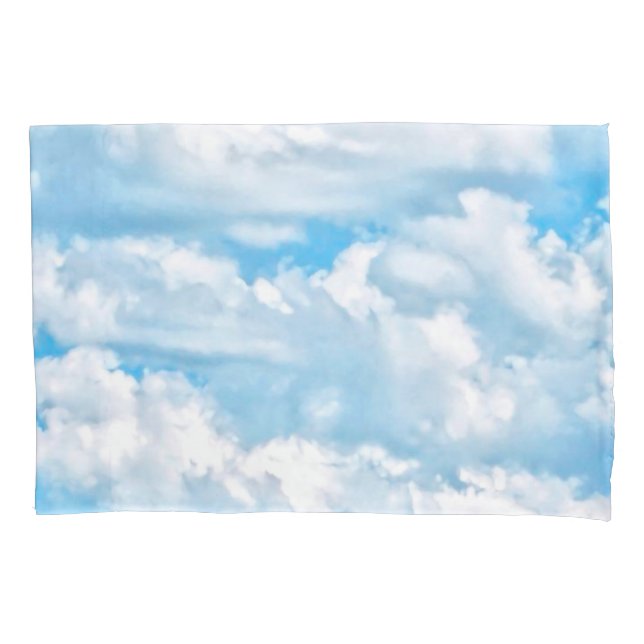 Housse D'oreillers Joyeux décor nuages ensoleillés (devant-gauche)